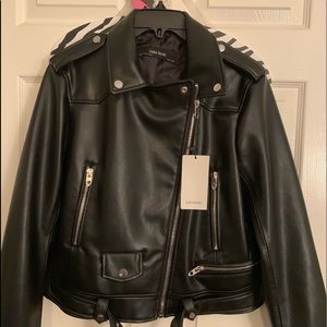 Zara leather jacket